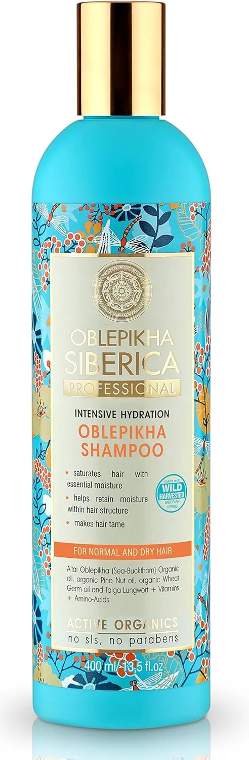 شامپو آبرسان قوی موهای معمولی و خشک Natura Siberica Professional Oblepikha