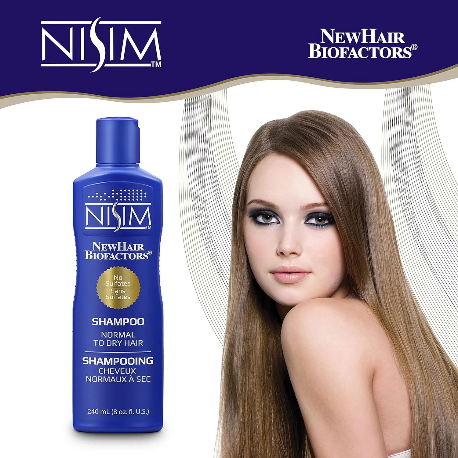 شامپو موهای معمولی تا خشک Nisim - 240 میلی لیتر شامپو موهای معمولی تا خشک Nisim - 240 میلی لیتر