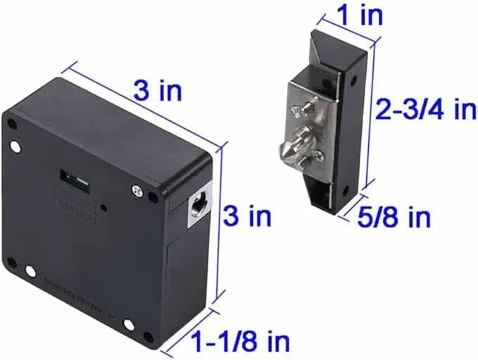 قفل الکترونیکی کابینت تزویق همراه با کابل USB، قفل مخفی DIY با 3 کارت کلید، 2 پچ کلید (مشکی) قفل الکترونیکی کابینت تزویق همراه با کابل USB، قفل مخفی DIY با 3 کارت کلید، 2 پچ کلید (مشکی)