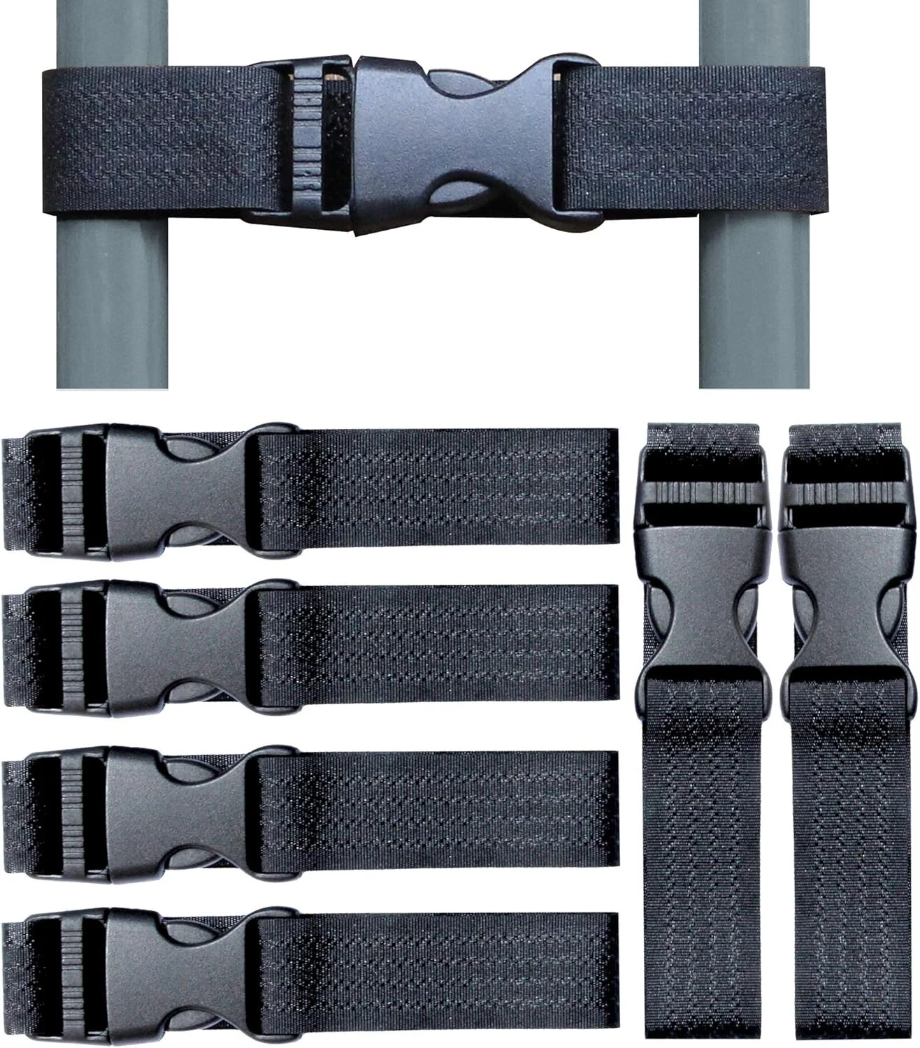 قفل کابینت Vukgahao، قفل دستگیره یخچال ضد کودک، بهترین وسیله برای ایمن سازی کودک، قفل ایمنی کودک با بند قابل تنظیم برای یخچال های ساید بای ساید و درب های دوتایی، درب های نگهداری آشپزخانه