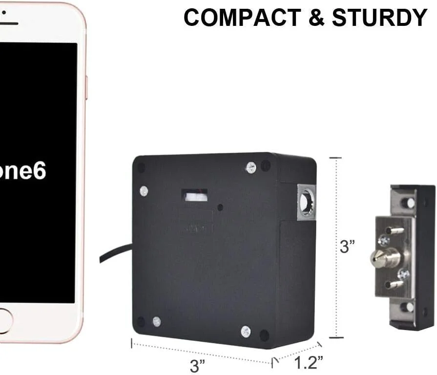 ست قفل کابینت الکترونیکی WOOCH، قفل مخفی DIY برای کشو کمد چوبی، ورود کارت/تگ RFID