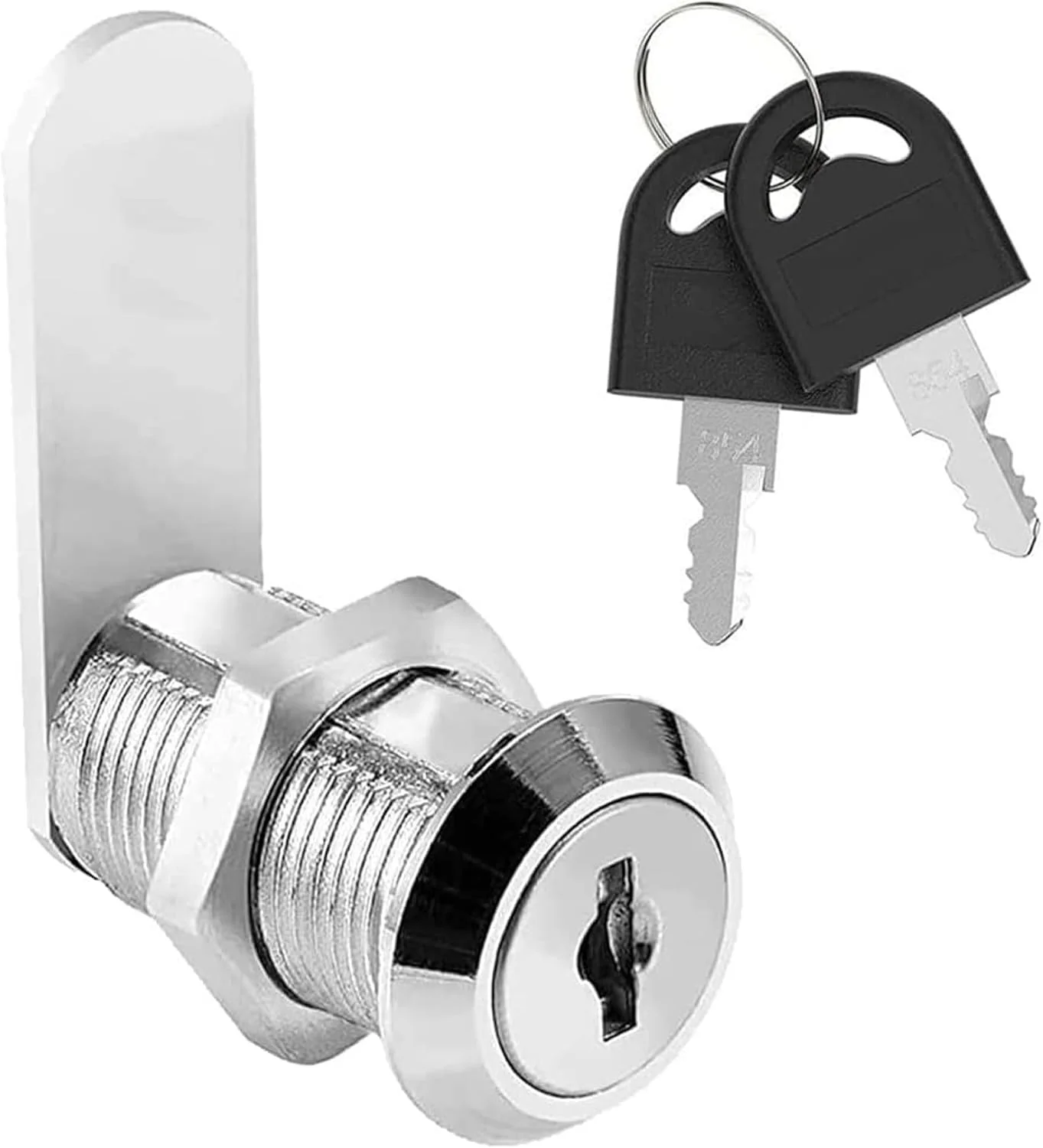 قفل صندوق پستی 30 میلی متری VersaMarts با کلید - قفل کم برای صندوق پستی، کشو، کابینت، جعبه ابزار، کمد، درب - قفل استوانه ای ایمن (1 عدد)