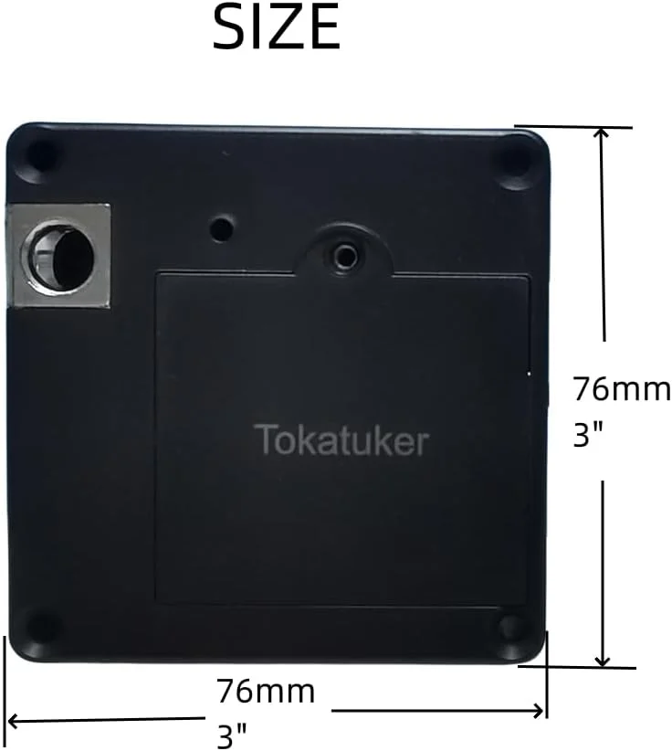 ست کیت قفل کابینت الکترونیکی نامرئی Tokatuker، قفل مخفی DIY با کابل USB برای کشو کابینت چوبی، قفسه و ورودی RFID