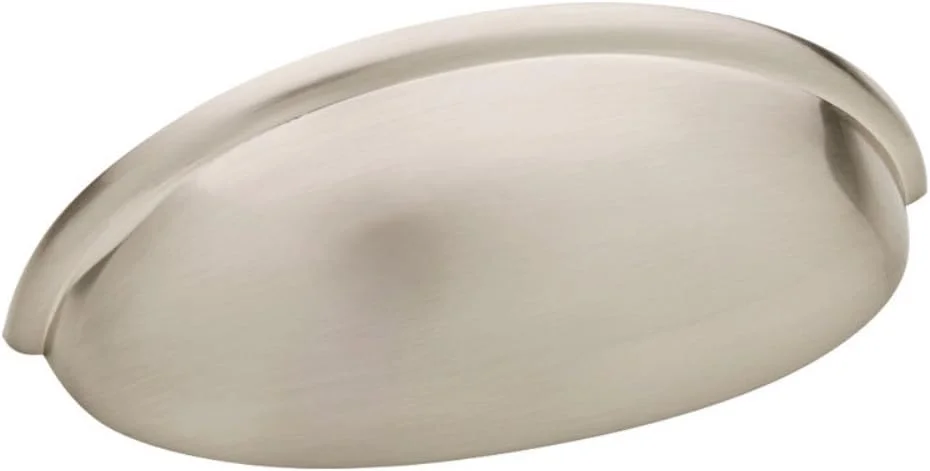 دستگیره های فنجانی سطل نیکل برس خورده فرانکلین براس، دستگیره کابینت و کشو برای کابینت آشپزخانه، کشوهای کمد، 3 اینچ (76 میلی متر)، بسته 10 عددی، P34702K-Sn-B، سخت افزار