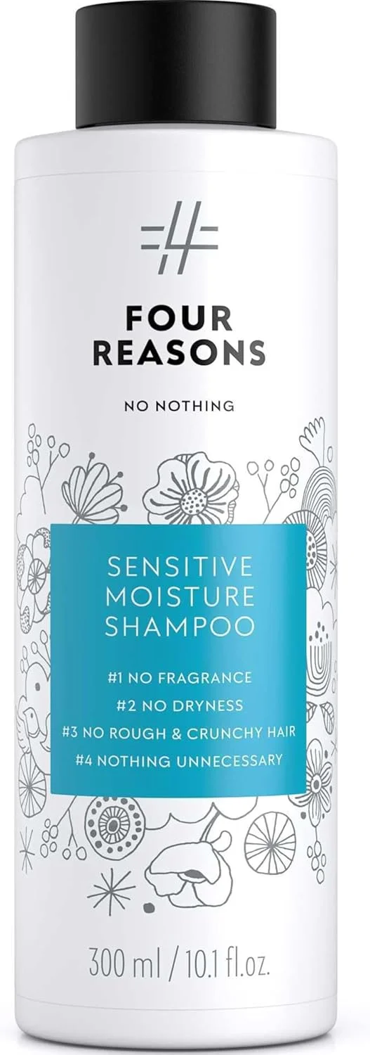 شامپو بسیار ملایم نو ناتینگ - 100% وگان، ضد حساسیت، بدون عطر، بدون پارابن - 300 میلی لیتر (شامپو مرطوب کننده)
