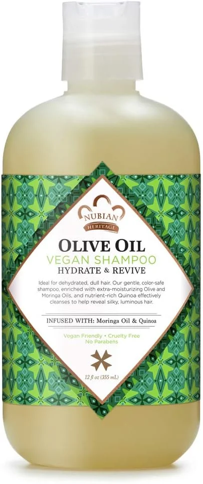 شامپو نوبیان هریتج برای موهای خشک حاوی روغن زیتون آبرسان و احیا کننده 355 میلی لیتر