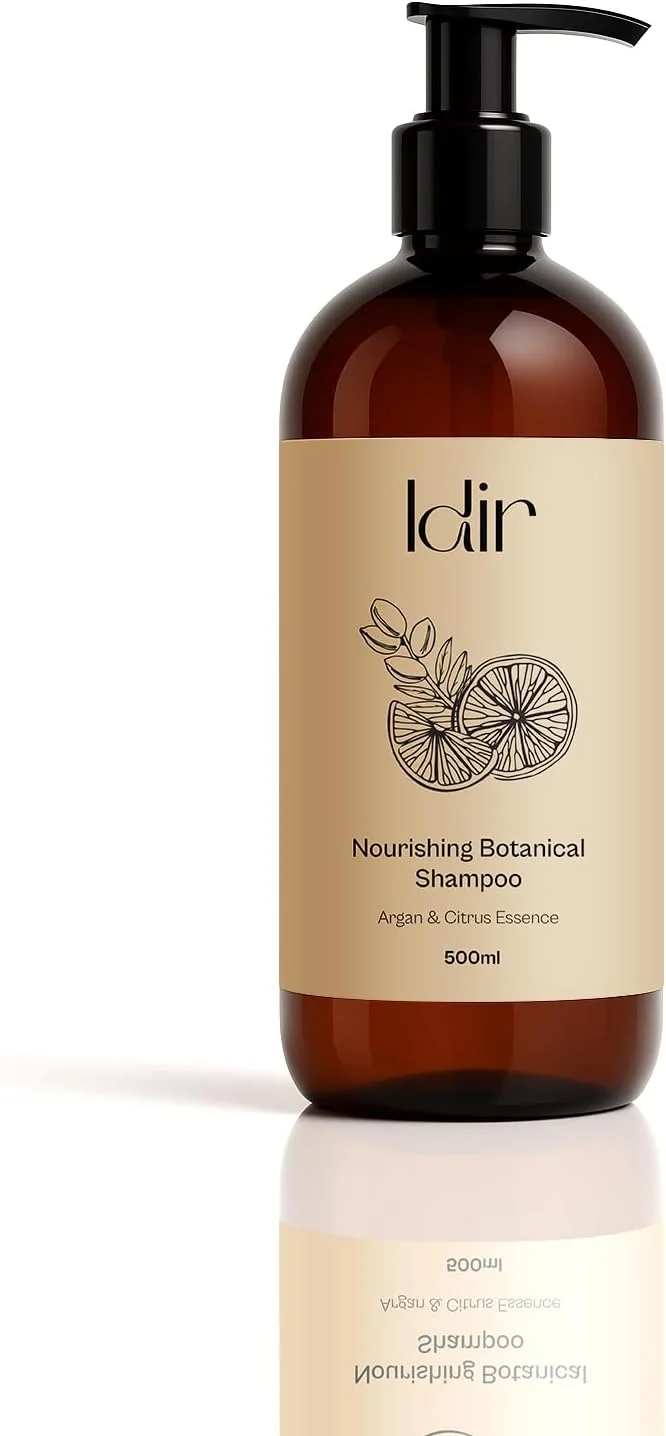 شامپو گیاهی مغذی - اسانس آرگان و مرکبات | شامپو بدون سولفات، آبرسان و تقویت کننده | پشتیبانی از رشد مو و تعادل پوست سر - مراقبت طبیعی مو 500 میلی لیتر - رایحه شکوفه پرتقال