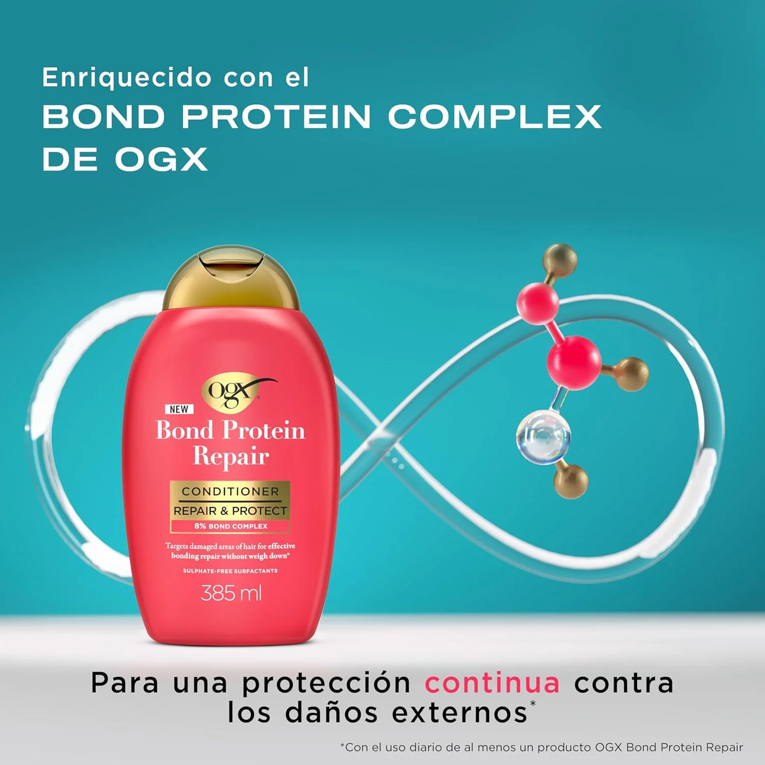 نرم کننده ترمیم کننده و محافظت کننده مو OGX حاوی پروتئین، حجم 385 میلی لیتر - تقویت و ترمیم موهای شکننده، خشک یا آسیب دیده با فناوری Lipi Pro Shield و فناوری ترمیم دوگانه نرم کننده ترمیم کننده و محافظت کننده مو OGX حاوی پروتئین، حجم 385 میلی لیتر - تقویت و ترمیم موهای شکننده، خشک یا آسیب دیده با فناوری Lipi Pro Shield و فناوری ترمیم دوگانه