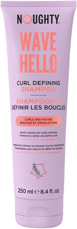 شامپو حالت دهنده موهای فر ناتی مدل Wave Hello حجم 250 میلی لیتر