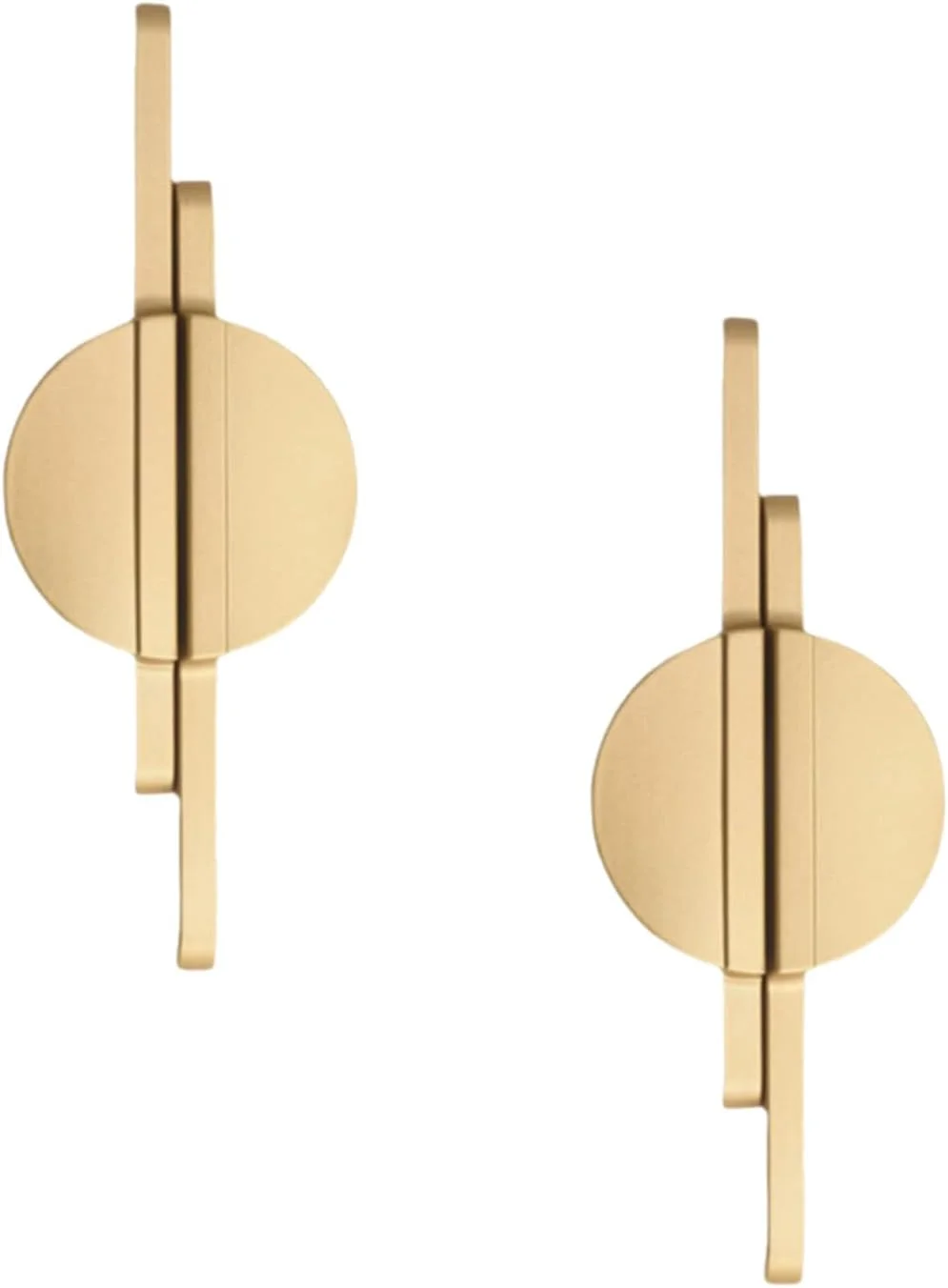 دستگیره های کشو طلایی برس خورده INCREWAY، ست 2 عددی دستگیره های نیمه ماه کشو، فاصله سوراخ تا سوراخ 64 میلی متر (2.5 اینچ) دستگیره های نیم دایره ای کابینت برای کمد لباس آشپزخانه دستگیره های کشو طلایی برس خورده INCREWAY، ست 2 عددی دستگیره های نیمه ماه کشو، فاصله سوراخ تا سوراخ 64 میلی متر (2.5 اینچ) دستگیره های نیم دایره ای کابینت برای کمد لباس آشپزخانه