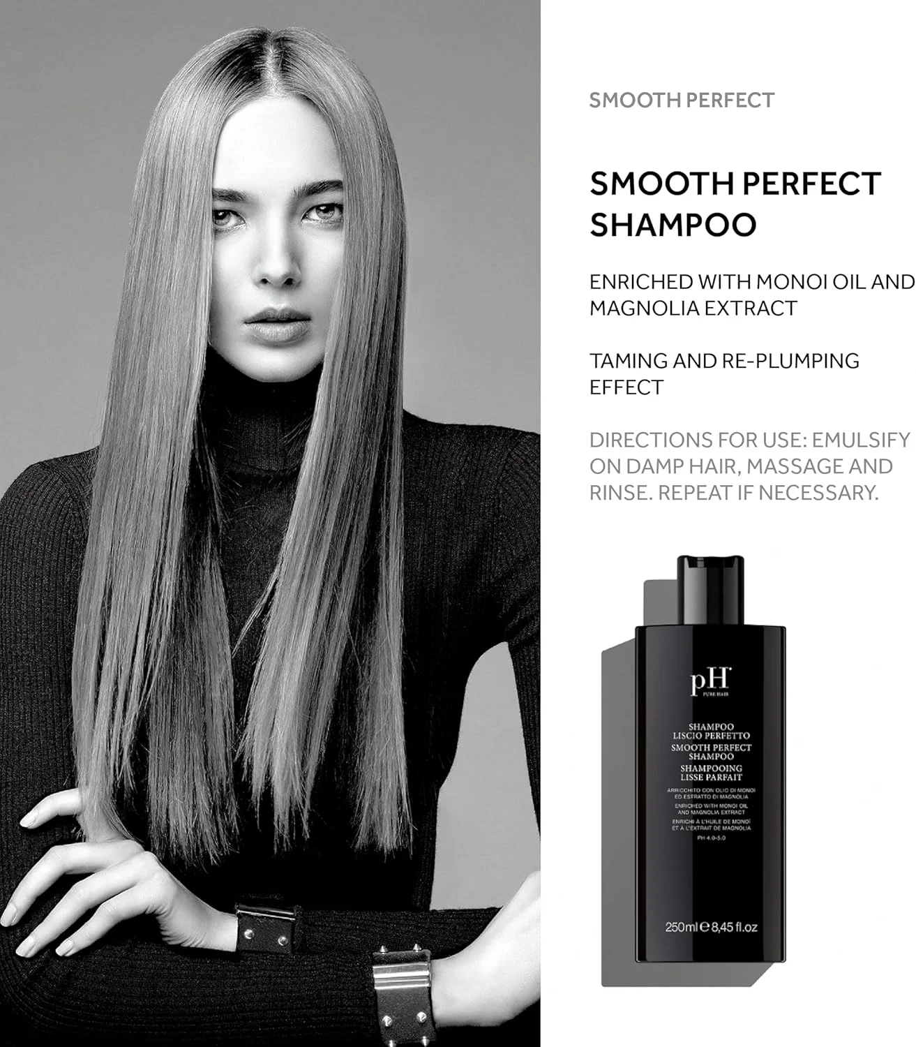 شامپو صاف کننده مو پی اچ پیور هیر لبز، شامپو فوق العاده صاف کننده برای موهای وز، شامپو حالت دهنده ابریشمی 250 میلی لیتر شامپو صاف کننده مو پی اچ پیور هیر لبز، شامپو فوق العاده صاف کننده برای موهای وز، شامپو حالت دهنده ابریشمی 250 میلی لیتر