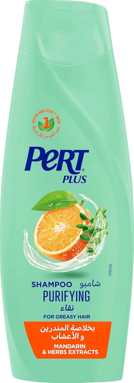 شامپو پاک کننده موهای چرب Pert Plus با عصاره نارنگی 400 میلی لیتر