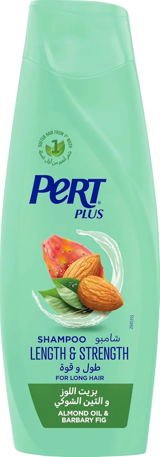 شامپو تقویت کننده و بلند کننده مو پرت پلاس حاوی روغن بادام 400 میلی لیتر