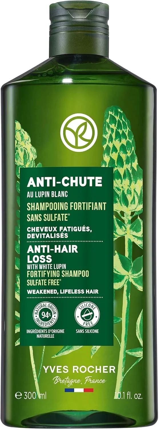 شامپو محرک رشد مو ایوروشه حاوی آگاو و لوپین سفید، مناسب موهای شکننده، بدون سولفات و سیلیکون، 300 میلی لیتر