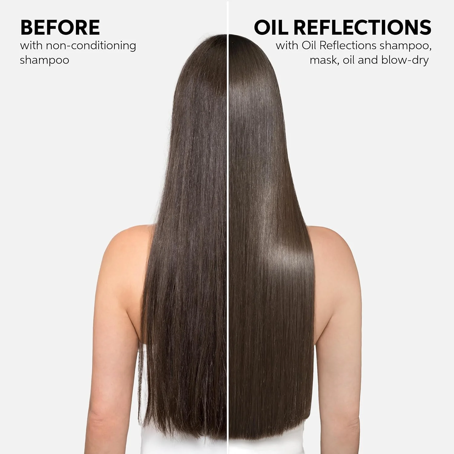 شامپو درخشان کننده موهای رنگ شده Wella Professionals Oil Reflections | حاوی مواد گیاهی طبیعی | روغن کاملیا و عصاره چای سفید | برای نرمی و درخشش ماندگار | 1000 میلی لیتر
