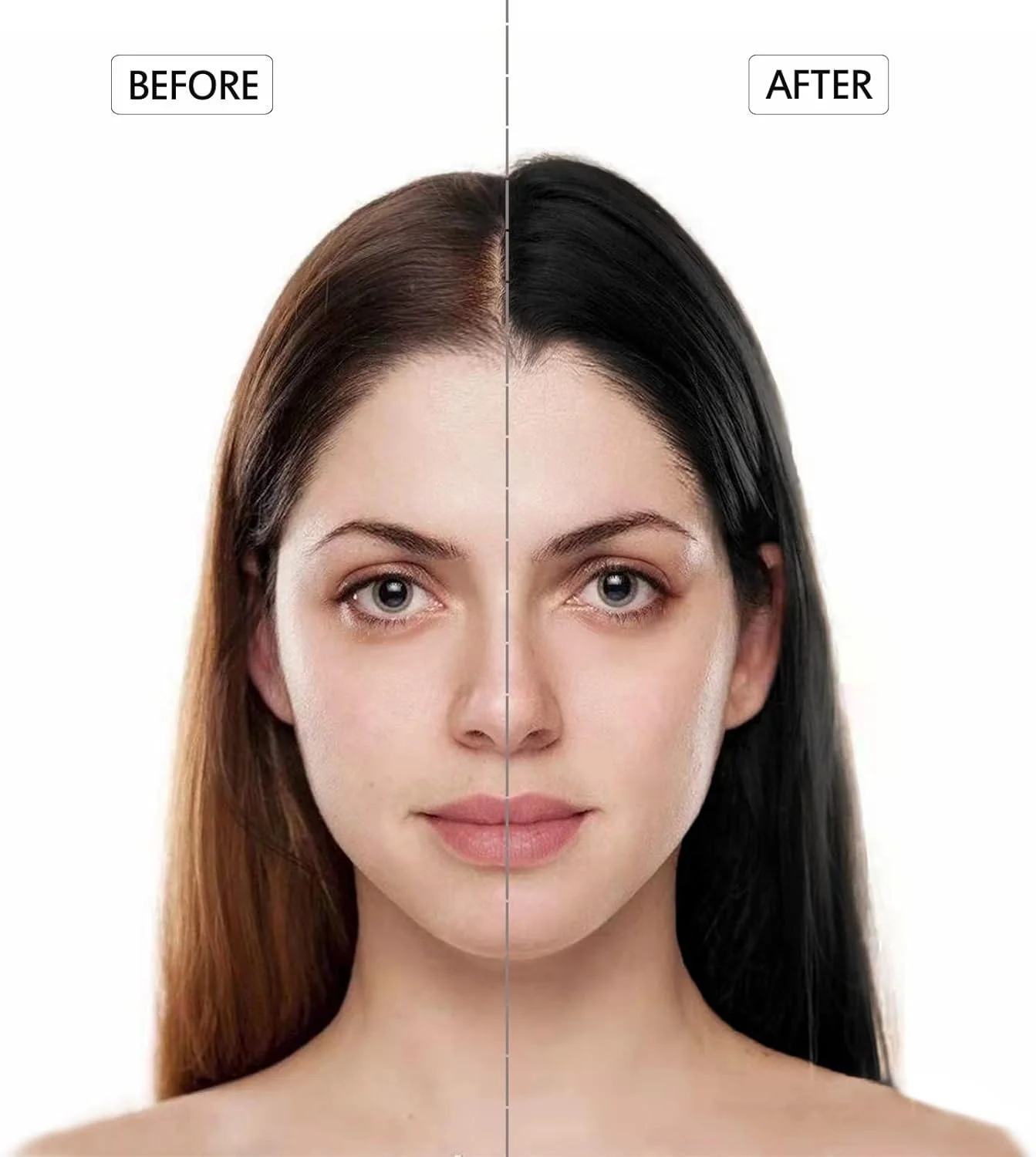 شامپو رنگ موی فوری مشکی طبیعی Agthyuve ۱۳.۵۳ Fl Oz، رنگ موی مشکی طبیعی نیمه دائمی، شامپو رنگ مو برای آقایان و خانم ها - فرمول گیاهی ملایم - بدون آمونیاک - پوشش ۱۰۰٪ موهای سفید ارسال از ایالات متحده