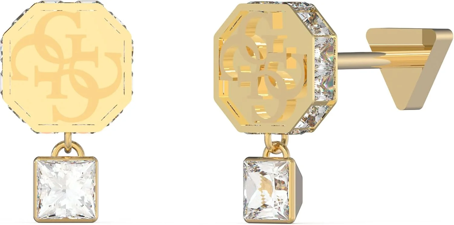 گوشواره زنانه گس مدل JUBE03300JWYGT-U، سایز تک، فلز غیر قیمتی، بدون سنگ قیمتی