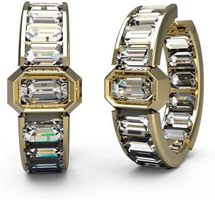 گوشواره زنانه حدس مدل GUESS JUBE04253JWYGT-U Hashtag