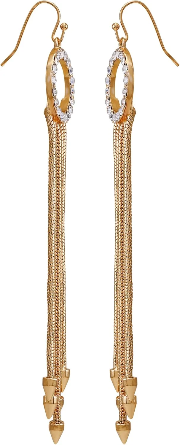 گوشواره آویز زنانه گس مدل Fish Ball Hook Linear Drop، طلایی، تک سایز، شیشه گوشواره آویز زنانه گس مدل Fish Ball Hook Linear Drop، طلایی، تک سایز، شیشه