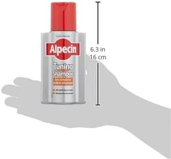 شامپو تنظیم کننده رنگ مو آلپسین - 1 عدد 200 میلی لیتر - شامپو کافئین مشکی برای موهای خاکستری | رنگدانه های قوی رنگ موهای تیره را تیره نگه می دارند