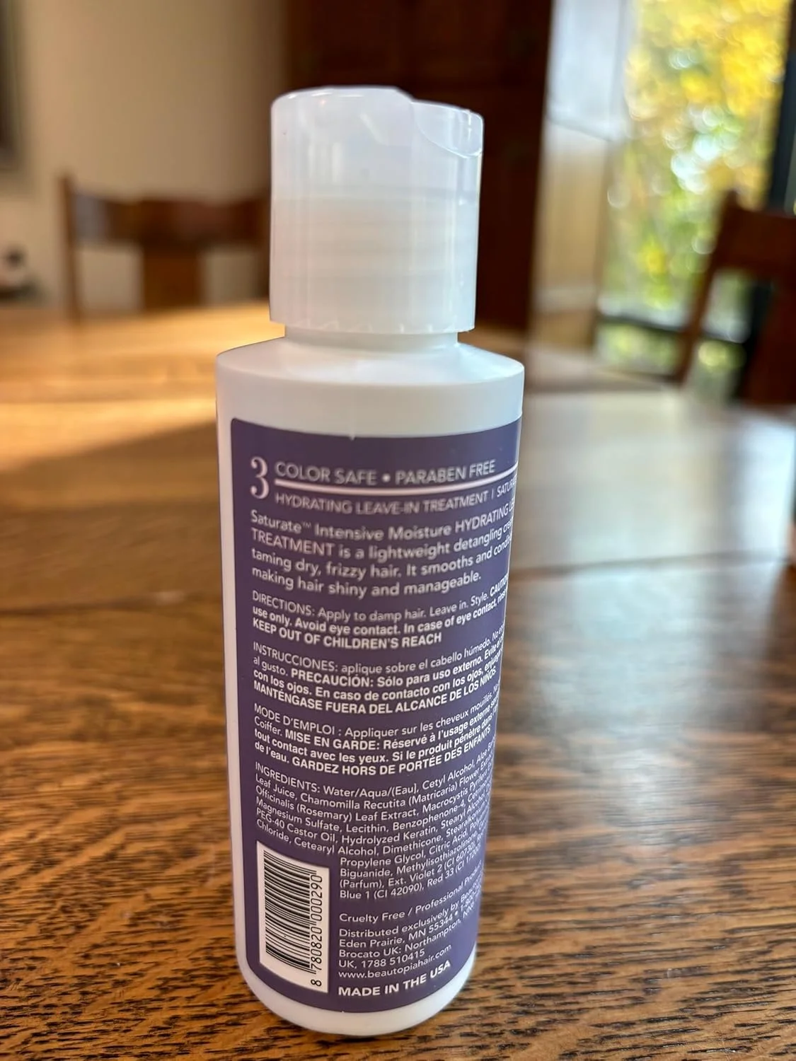 شامپو روزانه موهای خشک و آسیب دیده Brocato Saturate: شامپو آبرسان و مرطوب کننده قوی - فرمول مرطوب کننده ایمن برای موهای رنگ شده - فاقد سولفات و پارابن - 295 میلی لیتر