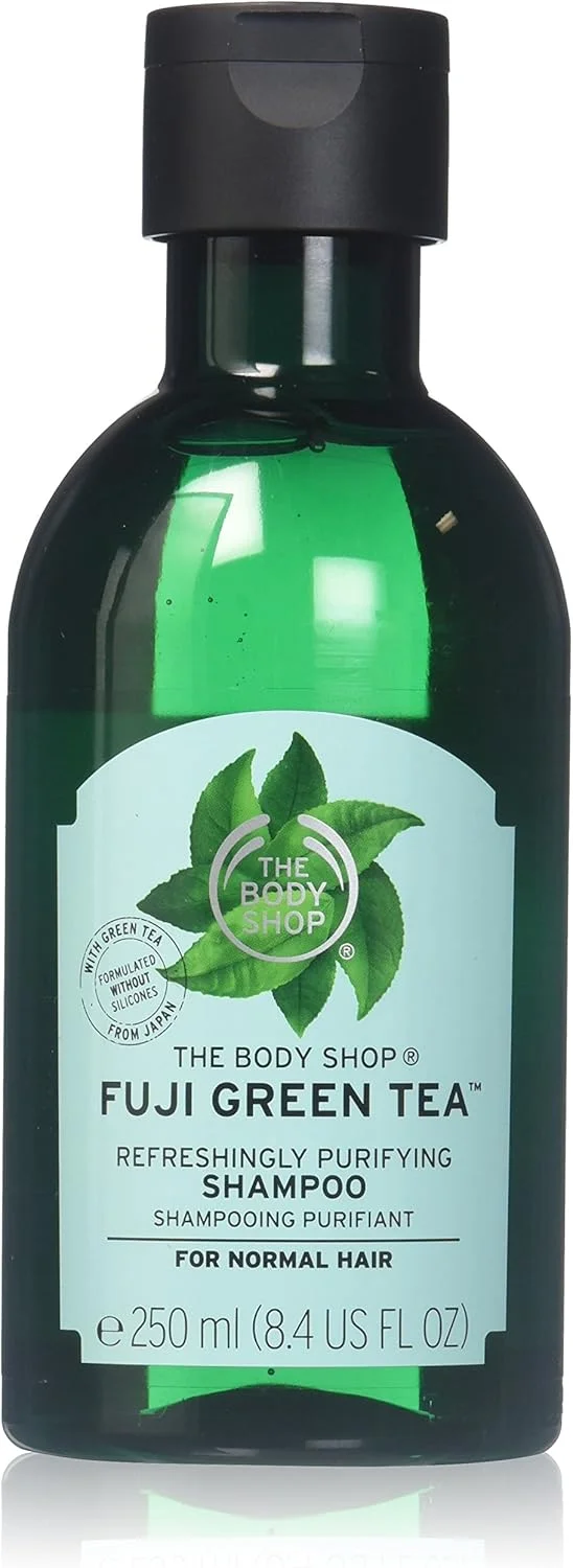 شامپو طراوت بخش و پاک کننده چای سبز فوجی بادی شاپ، 250 میلی لیتر