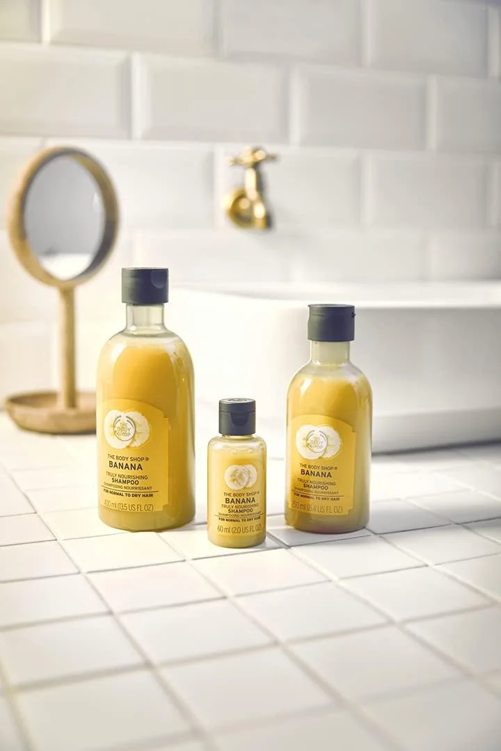 شامپو مو بادی شاپ با رایحه موز 60 میلی لیتر