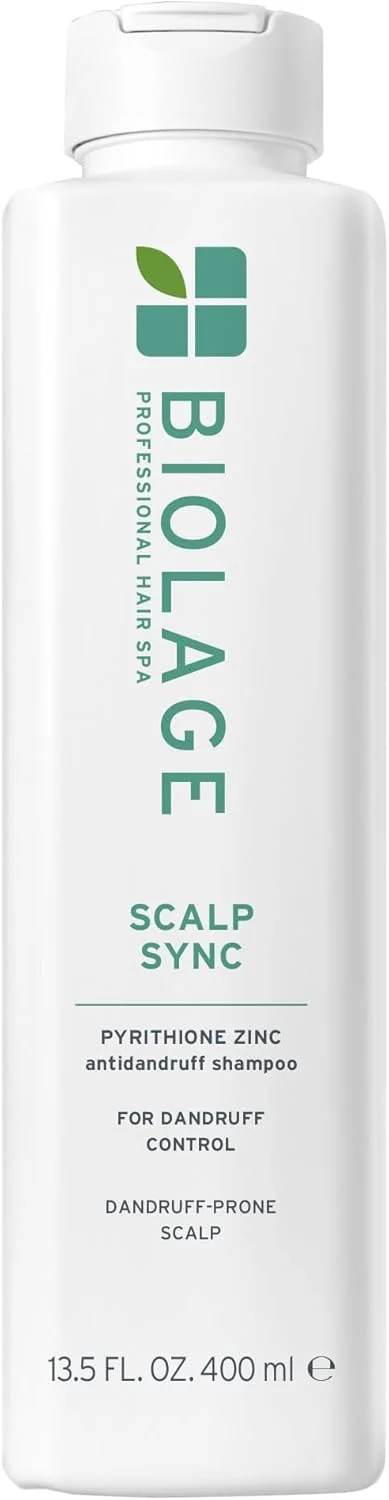 شامپو ضد شوره سر بایولاج Scalp Sync | ضد شوره، کنترل ظاهر پوسته ها و تسکین دهنده تحریک پوست سر | فاقد پارابن | برای کنترل شوره سر | وگان | شامپو سالنی | 400 میلی لیتر