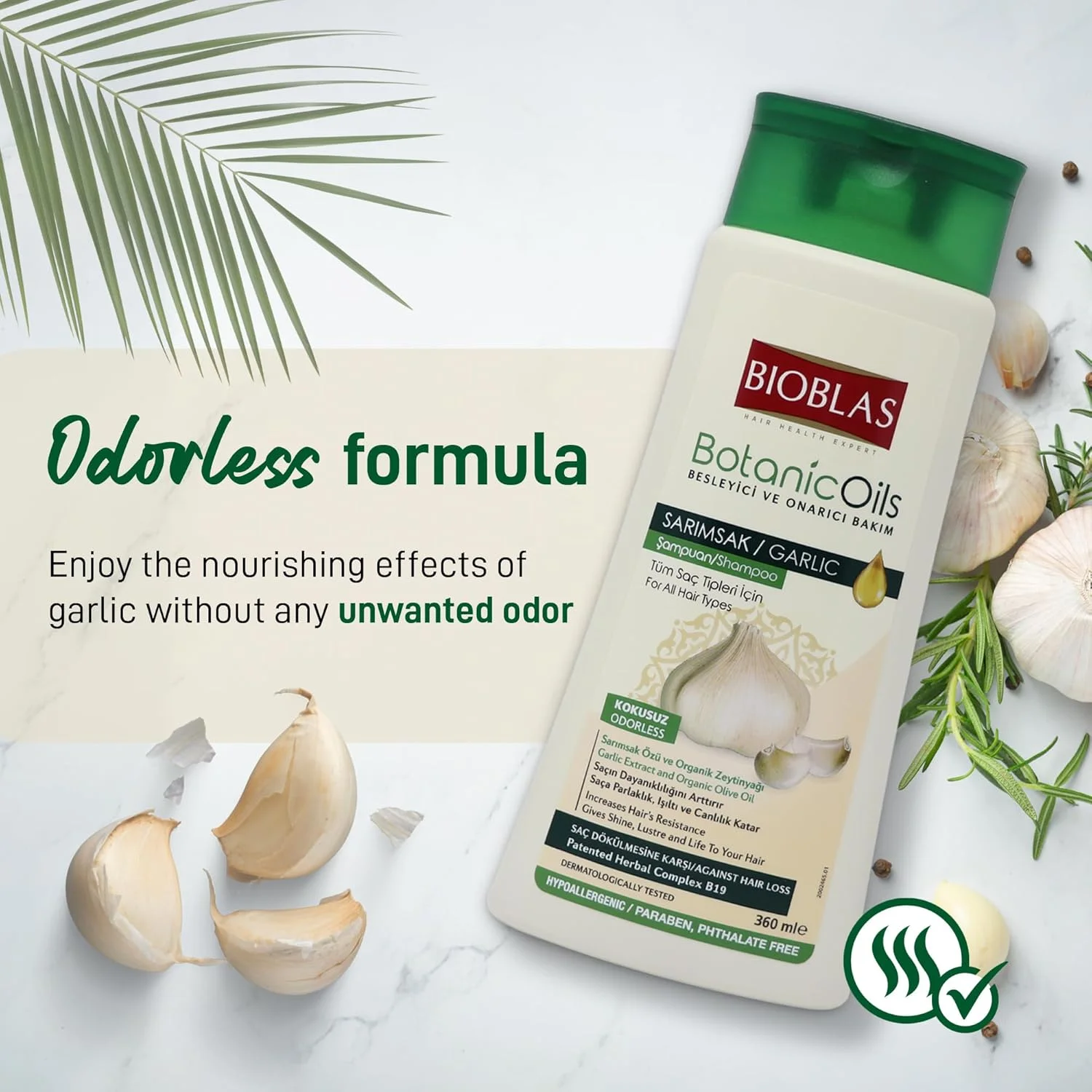 شامپو سیر Bioblas - شامپو رشد مو بدون بو و معطر برای آقایان و بانوان - شامپو شفاف کننده برای پاکسازی مو، ریشه و پوست سر - شامپو ضخیم کننده و ضد ریزش مو شامپو سیر Bioblas - شامپو رشد مو بدون بو و معطر برای آقایان و بانوان - شامپو شفاف کننده برای پاکسازی مو، ریشه و پوست سر - شامپو ضخیم کننده و ضد ریزش مو