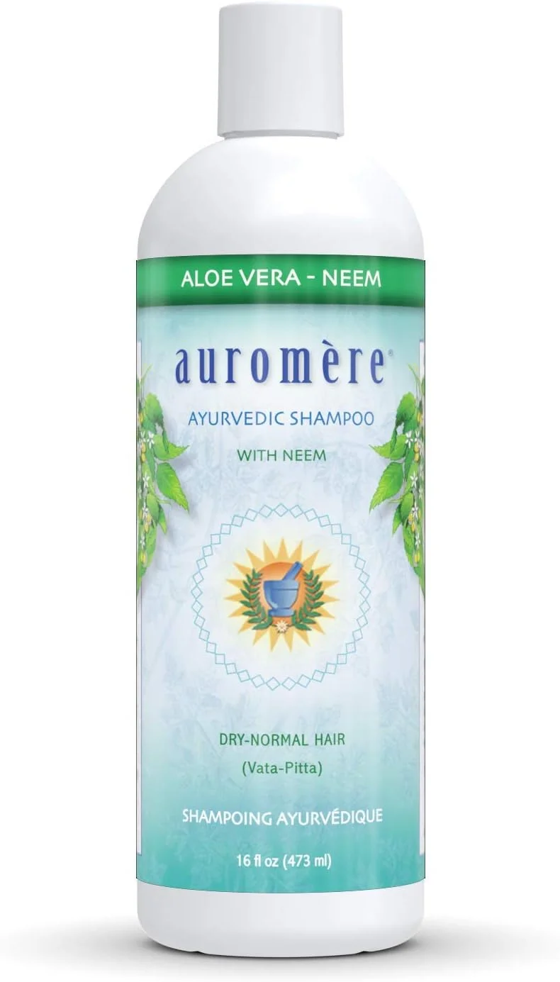 شامپو آیورودیک Auromere آلوئه ورا و Neem - 473 میلی لیتر (بسته 2 عددی)