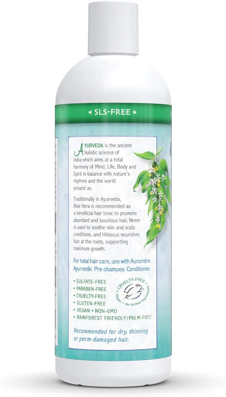 شامپو آیورودیک Auromere آلوئه ورا و Neem - 473 میلی لیتر (بسته 2 عددی)