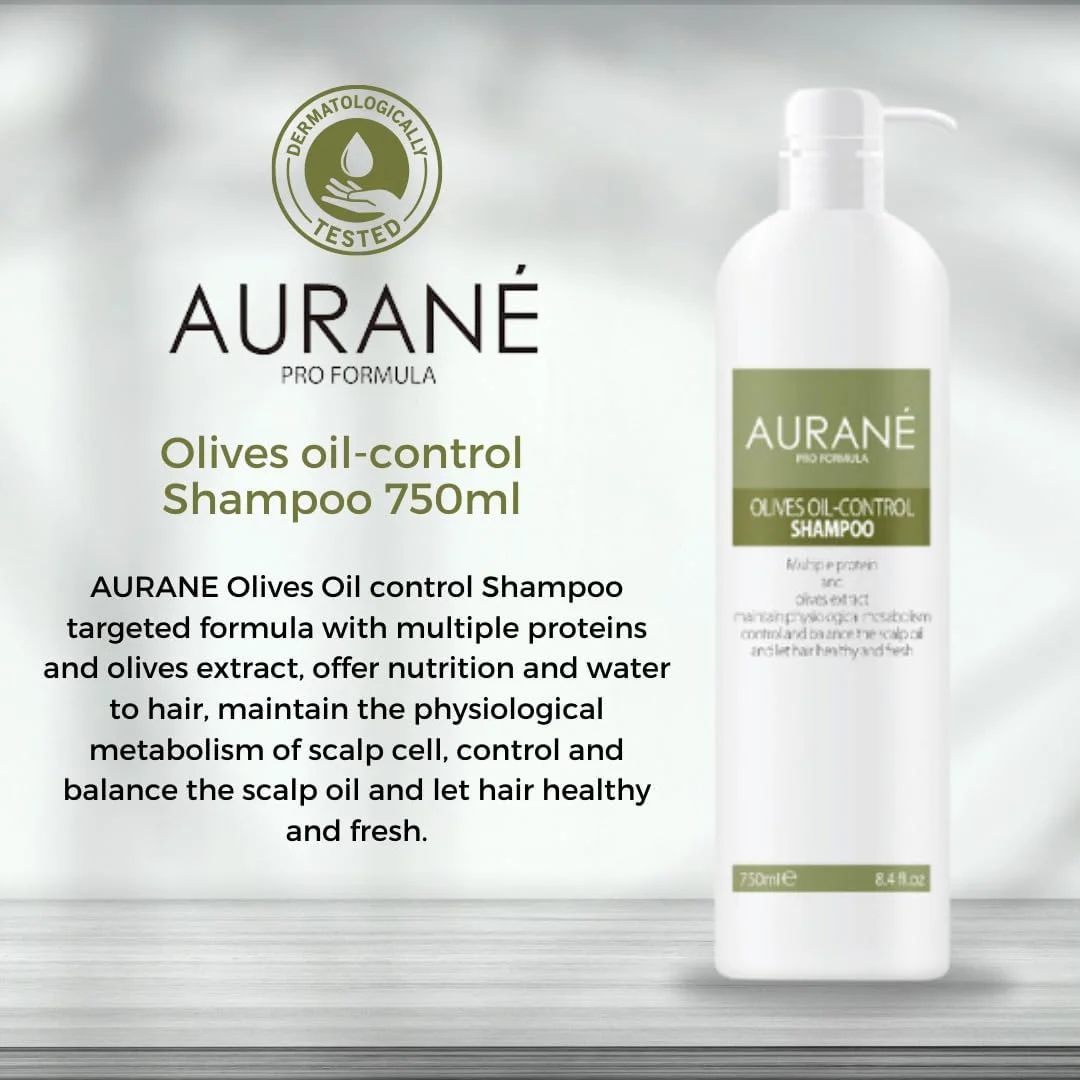 شامپو کنترل چربی موی سر حاوی روغن زیتون اورین پرو 750 میلی لیتر - مراقبت حرفه ای از مو برای کنترل چربی - فرمول متعادل کننده و تصفیه کننده - پاک کننده و طراوت بخش پوست سر - کمک به کاهش چربی اضافی - تغذیه و تقویت مو