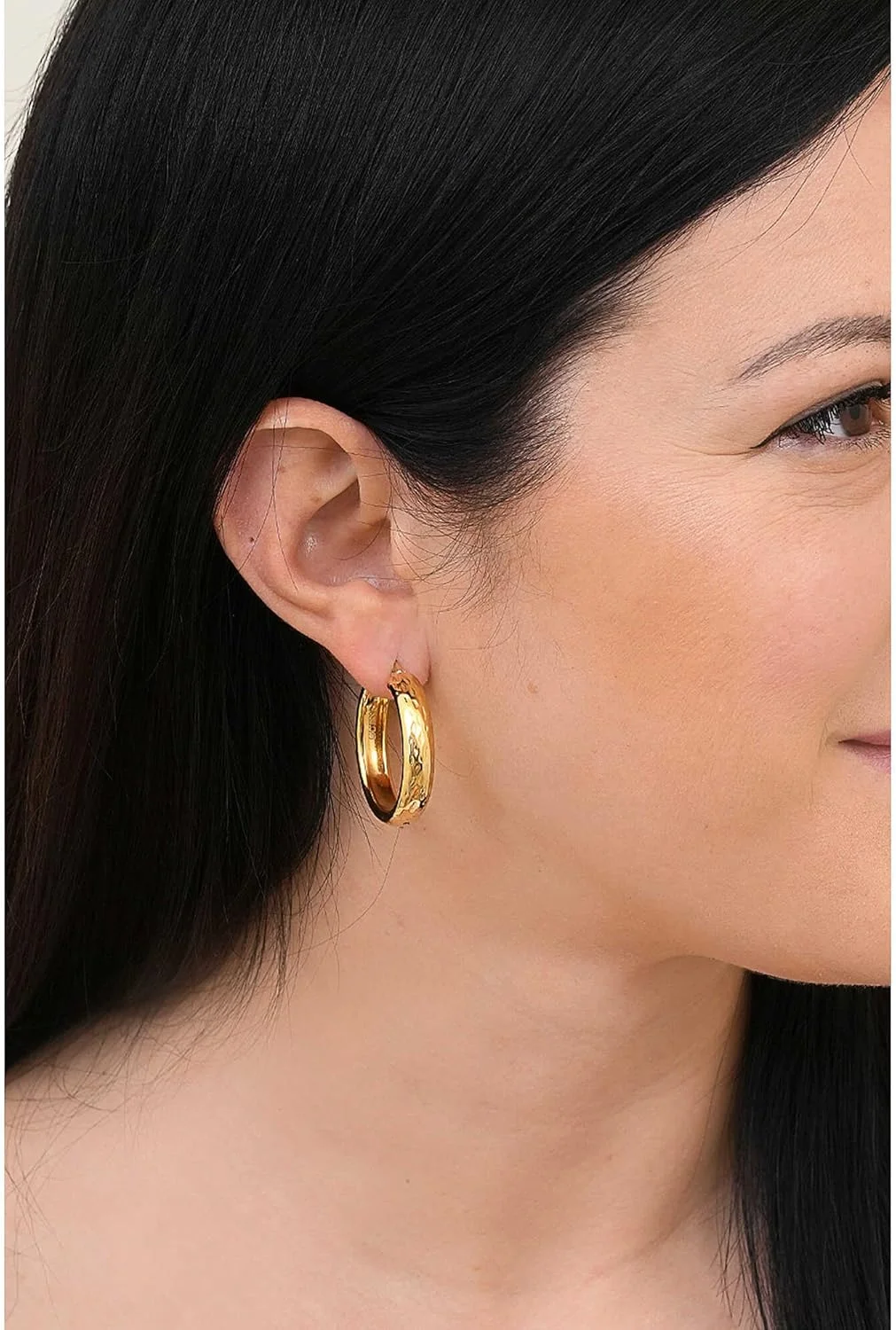 گوشواره های حلقه ای زنانه گس مدل JUBE04191JWYGT-U گوشواره های حلقه ای زنانه گس مدل JUBE04191JWYGT-U