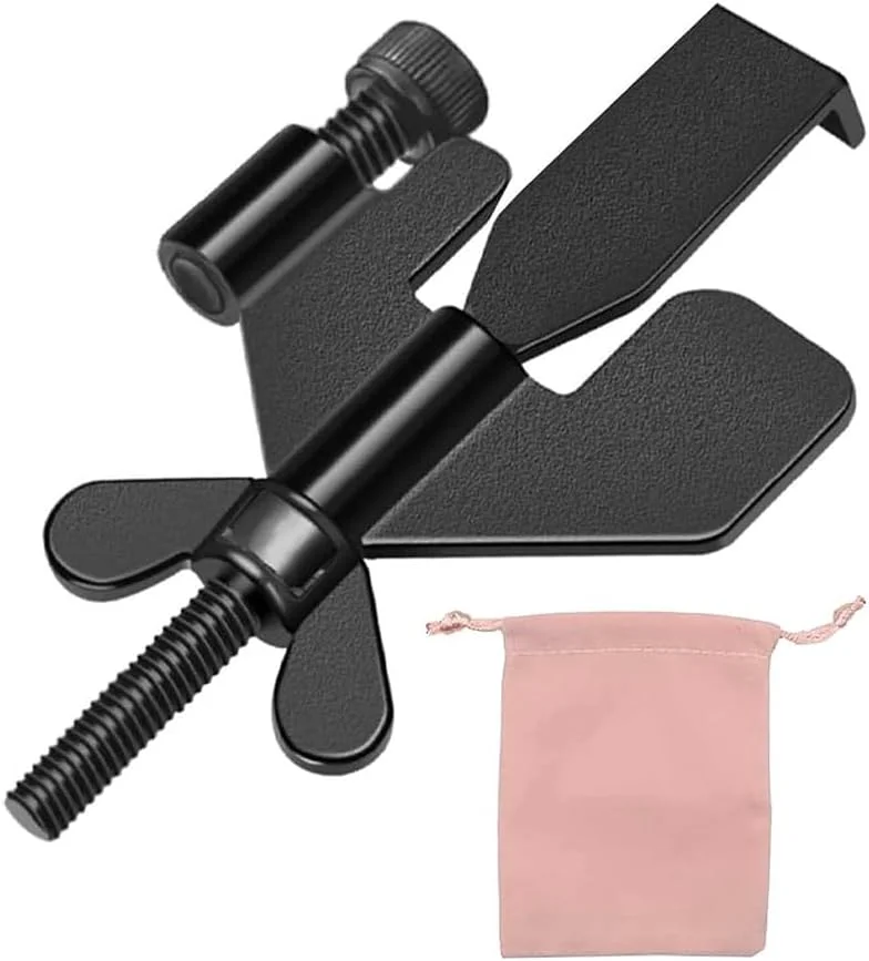 قفل درب مسافرتی قابل حمل سارینی، استیل ضد زنگ مشکی، امنیت و حریم خصوصی بیشتر، محافظت ضد سرقت، قفل درب حریم خصوصی، مسدود کننده درب برای مسافرت، خانه، مسکونی، هتل، متل