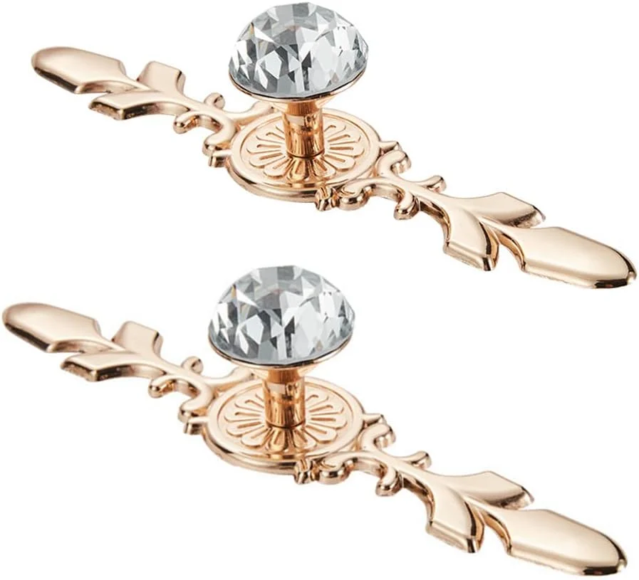 دستگیره های کلاسیک طلایی طرح دار FDSHIP برای کابینت و کشو (2 عدد)