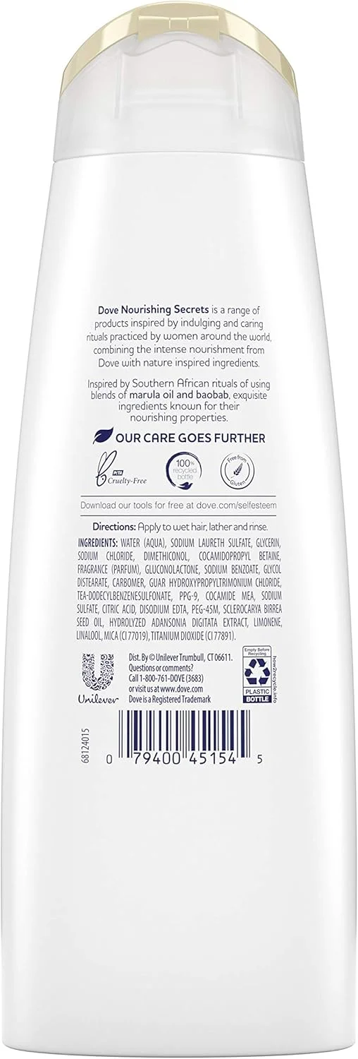 شامپو Dove Nourishing Secrets Smoothing حجم 355 میلی لیتر شامپو Dove Nourishing Secrets Smoothing حجم 355 میلی لیتر