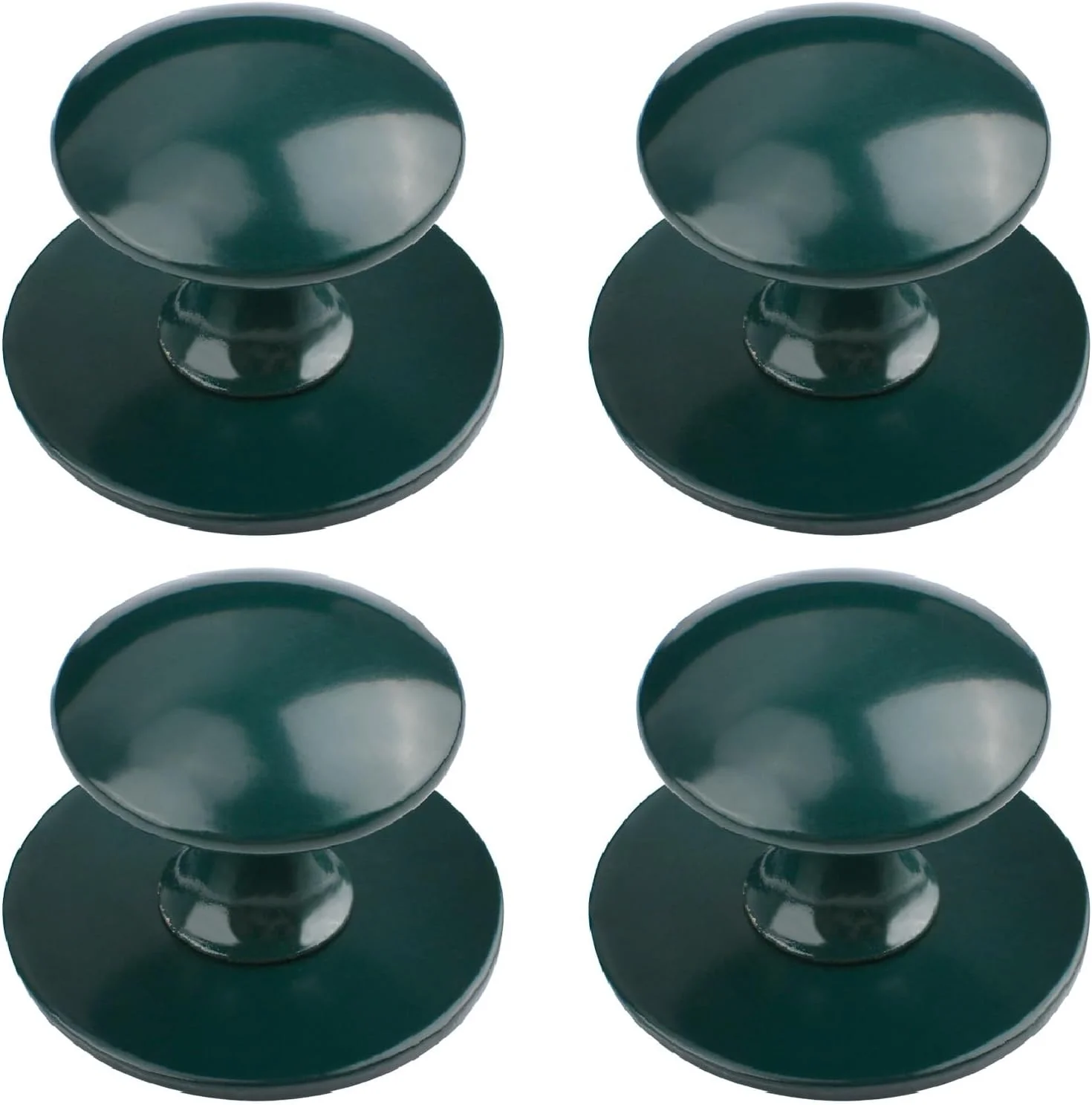 دستگیره کابینت چسبی MOROBOR، بسته 4 عددی دستگیره فوری کابینت آشپزخانه، دستگیره کشو استیل ضد زنگ برای پنجره ها، کمد لباس، کابینت ها، کشوها (سبز زیتونی)