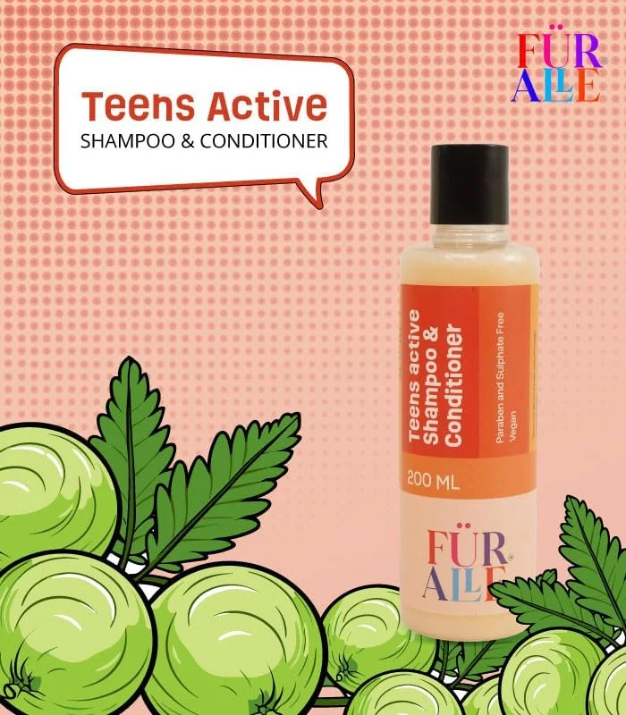 شامپو و نرم کننده موی سر اکتیو نوجوانان فورال | مراقبت موی 2 در 1 حاوی آلوئه ورا، روغن آرگان، بیوتین، آملا و عصاره پیاز | ترمیم کننده، تقویت کننده و ایجاد موهای سالم برای پسران و دختران | 200 میلی لیتر شامپو و نرم کننده موی سر اکتیو نوجوانان فورال | مراقبت موی 2 در 1 حاوی آلوئه ورا، روغن آرگان، بیوتین، آملا و عصاره پیاز | ترمیم کننده، تقویت کننده و ایجاد موهای سالم برای پسران و دختران | 200 میلی لیتر
