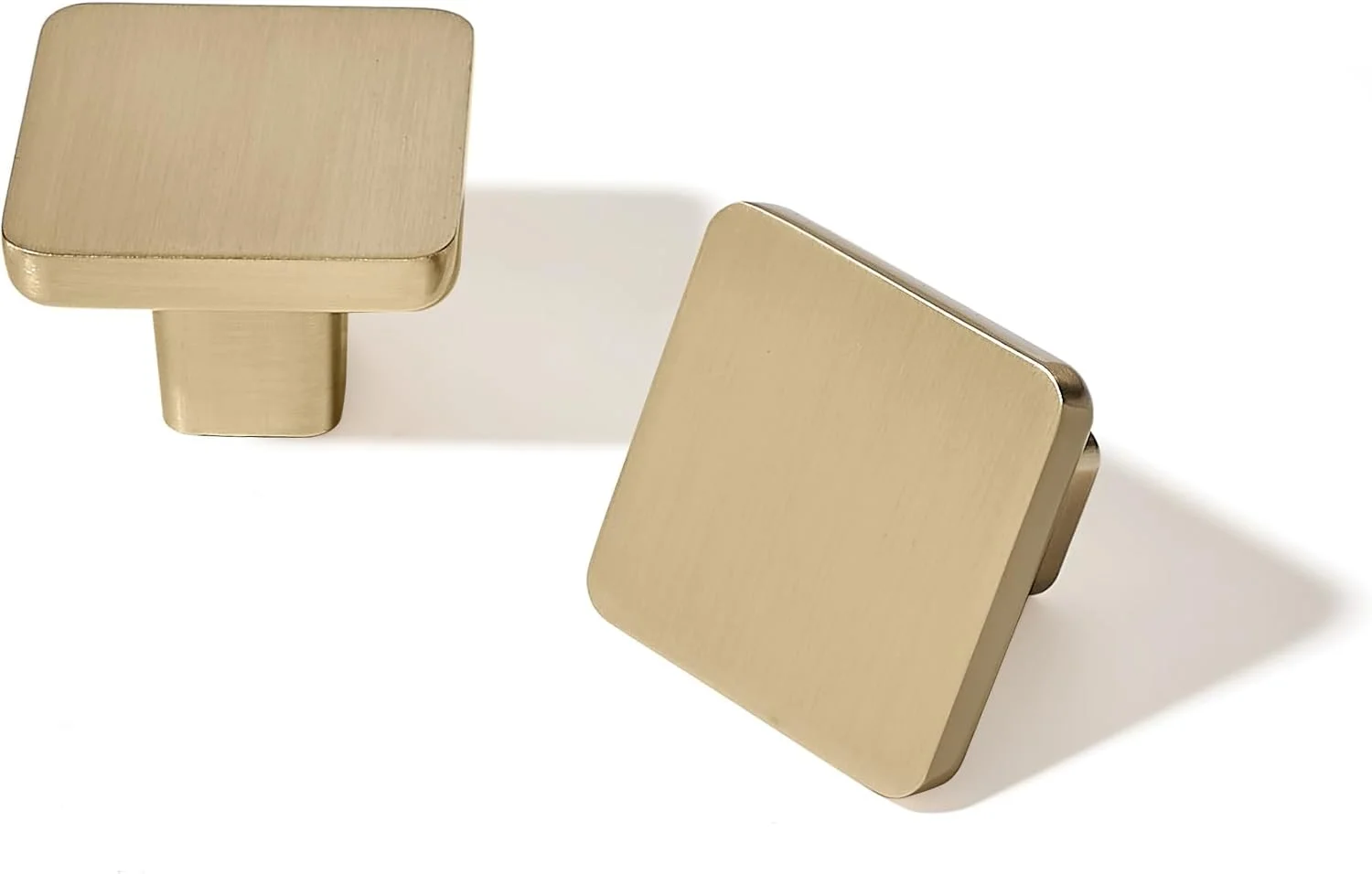 دستگیره کابینت کلاسیک TUNNY بسته 10 عددی - دستگیره تک سوراخ سخت افزار مبلمان برنز شامپاین برای کابینت آشپزخانه، کمد اتاق خواب، سخت افزار مبلمان، دستگیره کابینت