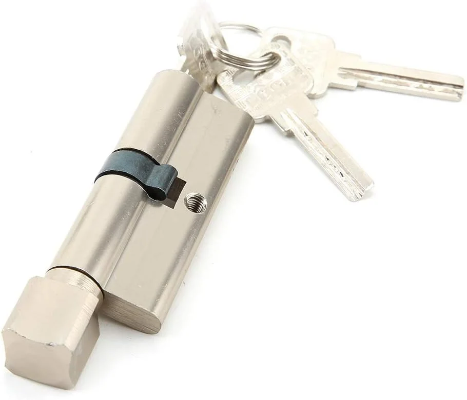 سیلندر قفل درب منزل امنیتی آلیاژ آلومینیوم 70 میلی متری با 3 کلید - حساسیت بالا، قابلیت اطمینان بالا