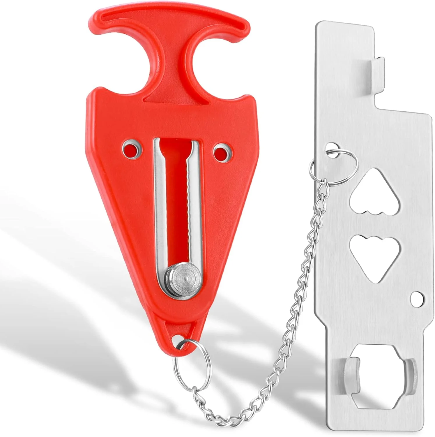 قفل درب قابل حمل نسخه ارتقا یافته AceMining، مناسب برای اکثر قفل ها، برای امنیت بیشتر، ایده آل برای مسافرت، هتل، خانه، آپارتمان، خوابگاه قفل درب قابل حمل نسخه ارتقا یافته AceMining، مناسب برای اکثر قفل ها، برای امنیت بیشتر، ایده آل برای مسافرت، هتل، خانه، آپارتمان، خوابگاه