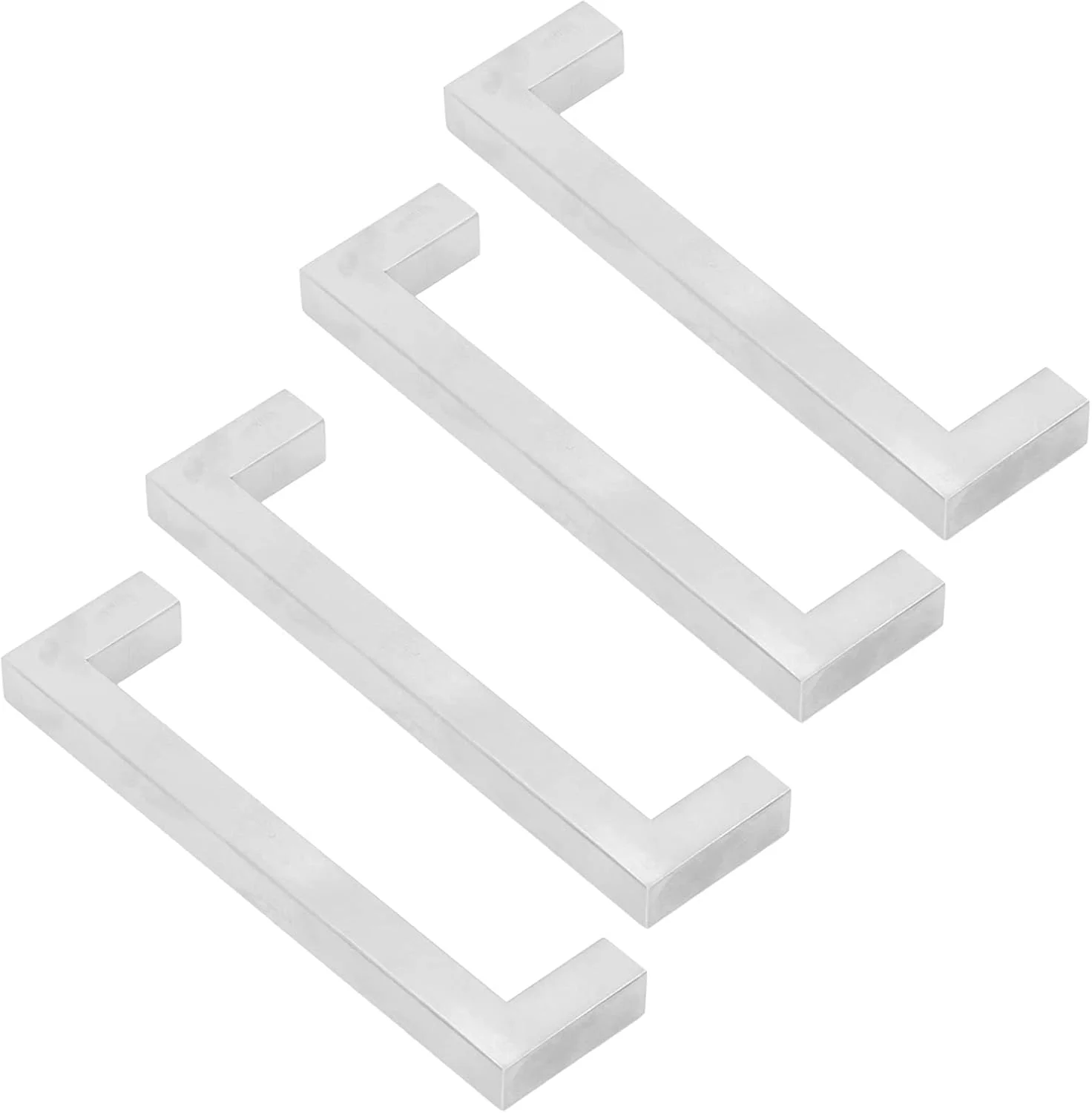 دستگیره کابینت آشپزخانه TISTIK، دستگیره های بادوام و کلاسیک کمد از جنس استیل ضد زنگ 201 مناسب برای کمد لباس (رنگ: 12 * 12 * 128)