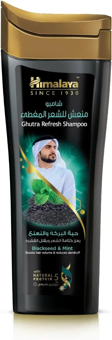 شامپو طراوت بخش غتره هیمالیا با سیاه دانه و نعناع - 400 میلی لیتر