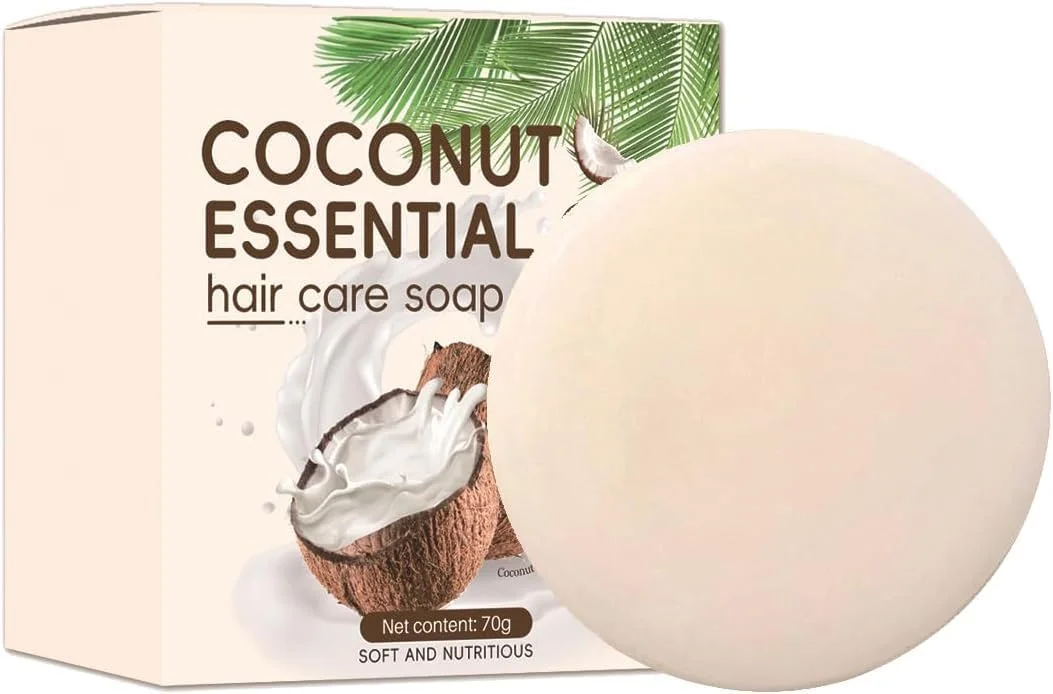 شامپو بار نارگیل KASTWAVE، شامپو بار جامد سفید، صابون بار نارگیل ارگانیک طبیعی 70 گرم، تغذیه کننده عمیق، شامپو ضد ریزش مو برای زنان و مردان، حاوی روغن نارگیل، روغن جوجوبا (سفید) شامپو بار نارگیل KASTWAVE، شامپو بار جامد سفید، صابون بار نارگیل ارگانیک طبیعی 70 گرم، تغذیه کننده عمیق، شامپو ضد ریزش مو برای زنان و مردان، حاوی روغن نارگیل، روغن جوجوبا (سفید)