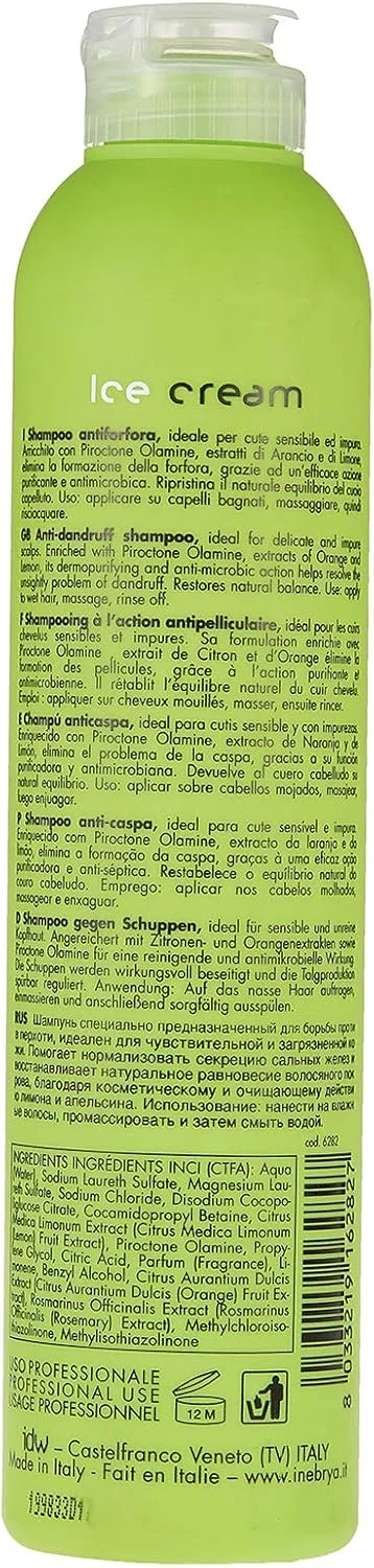شامپو پاک کننده موهای چرب آیس کریم اینبریا، 300 میلی لیتر