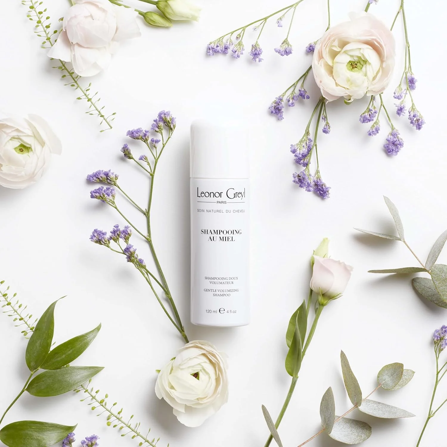 شامپو Leonor Greyl Au Miel 120 میلی لیتر، نرمی، درخشندگی و حجم را فراهم می کند