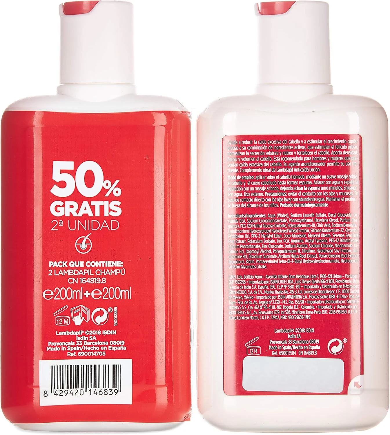 شامپو ضد ریزش مو لمدپیل ایزدین به کاهش ریزش مو و افزایش تراکم مو کمک می کند