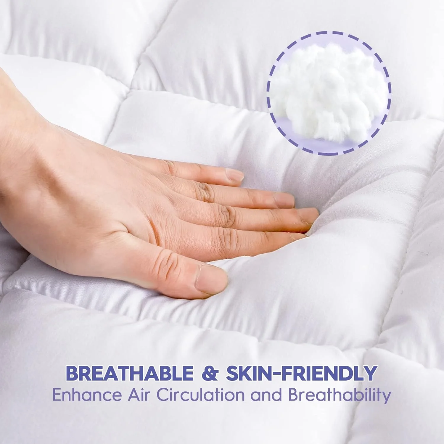 رویه تشک فوم مموری 3 اینچی ABENE، 2 اینچ فوم مموری به همراه 1 اینچ پد تشک بالش مانند جایگزین پر، دارای جیب کنار تخت، پشتیبانی برای کمر درد (سایز کامل، دو لایه سفید) رویه تشک فوم مموری 3 اینچی ABENE، 2 اینچ فوم مموری به همراه 1 اینچ پد تشک بالش مانند جایگزین پر، دارای جیب کنار تخت، پشتیبانی برای کمر درد (سایز کامل، دو لایه سفید)