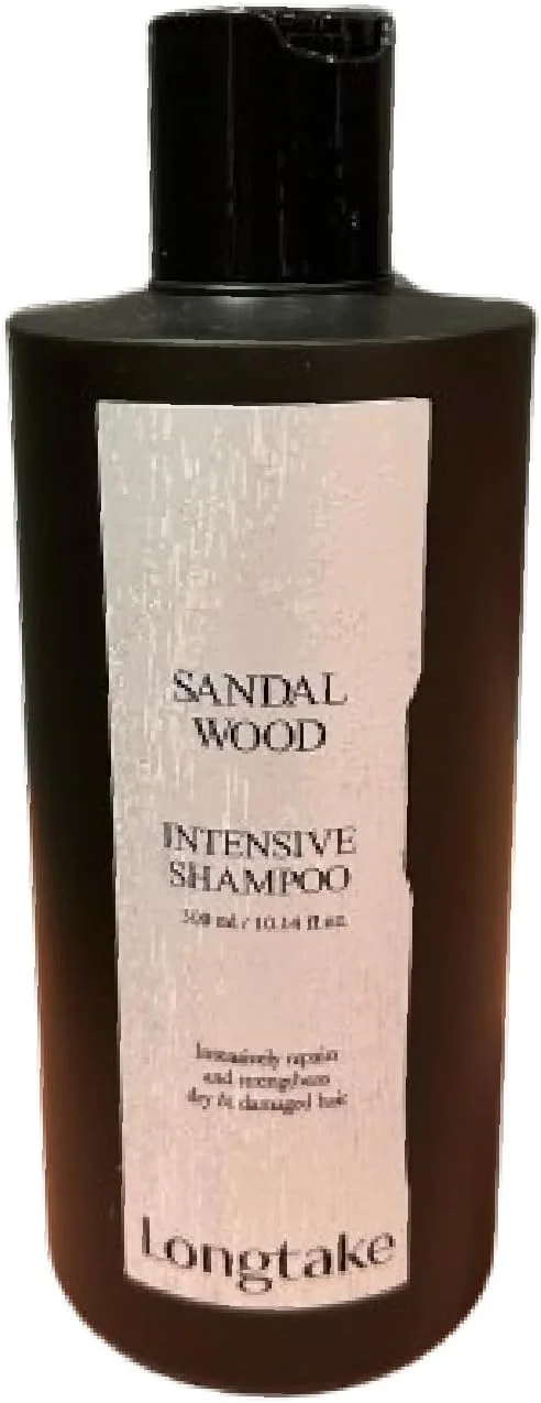 شامپو شفاف کننده مو با رایحه چوب صندل LONGTAKE، حجم 300 میلی لیتر | افزایش حجم مو | ضد وز | بهبود نرمی مو