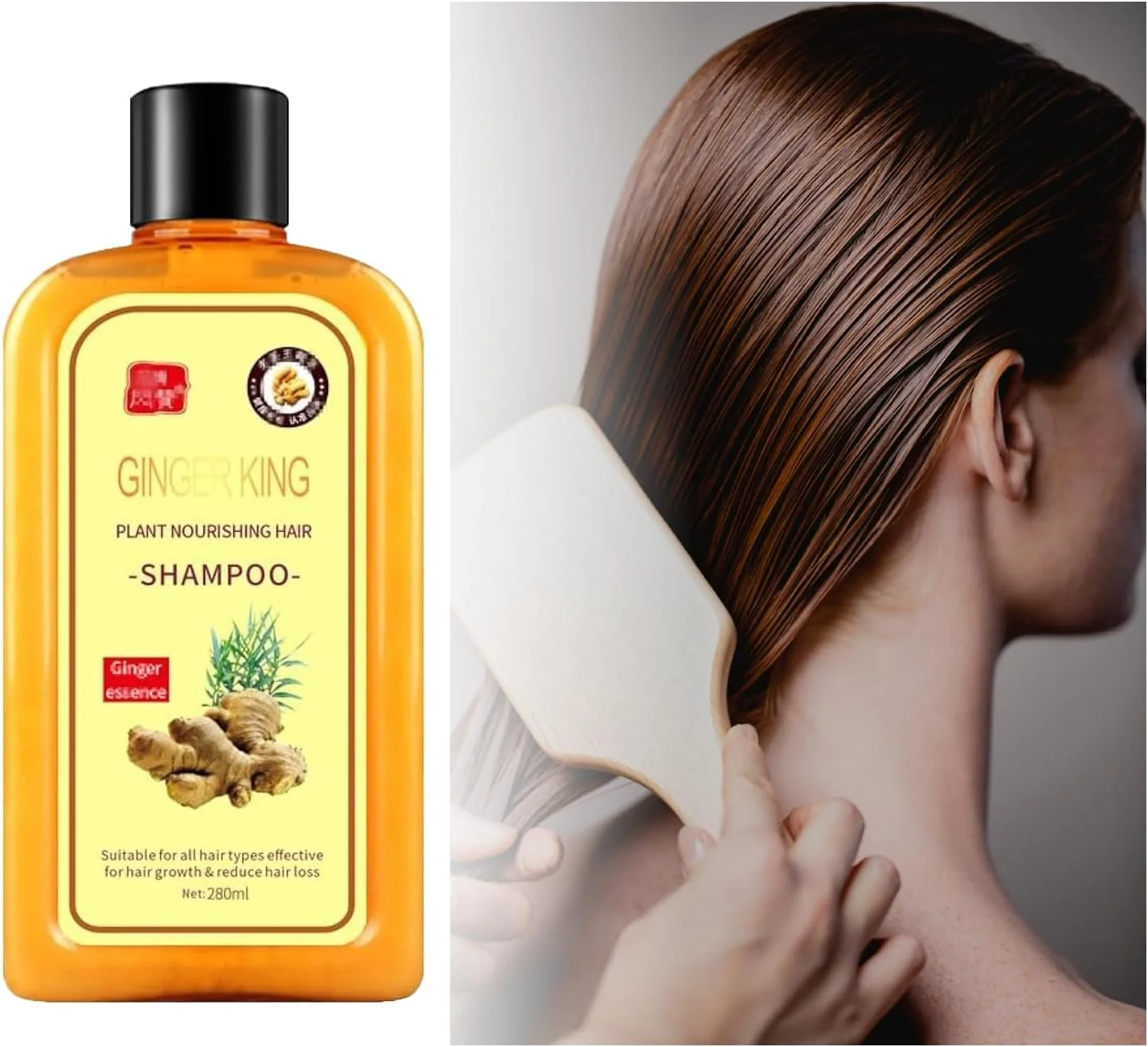 شامپو زنجبیل فوری Lomnoeza Ginaday برای رشد مجدد مو، شامپو زنجبیل برای رشد مو، شامپو مراقبت از مو زنجبیل، شامپو ضد ریزش مو زنجبیل (280 میلی لیتر/1 عدد) شامپو زنجبیل فوری Lomnoeza Ginaday برای رشد مجدد مو، شامپو زنجبیل برای رشد مو، شامپو مراقبت از مو زنجبیل، شامپو ضد ریزش مو زنجبیل (280 میلی لیتر/1 عدد)